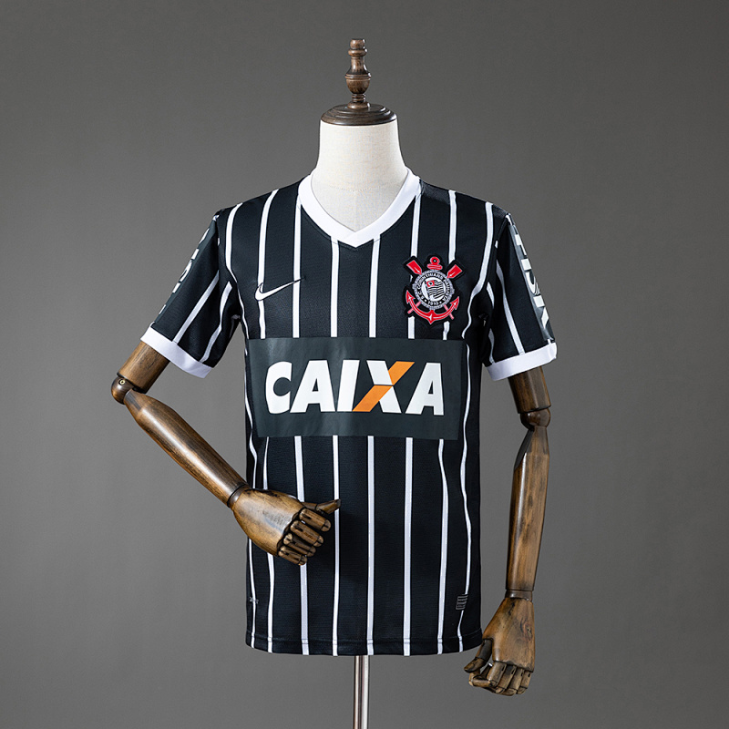 Camiseta retro de visitante del Corinthians 2013, tallas S-XXL